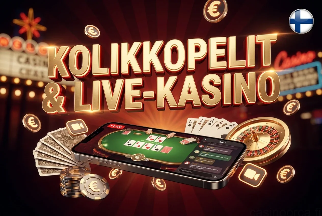 Kolikkopelit &Live-kasino